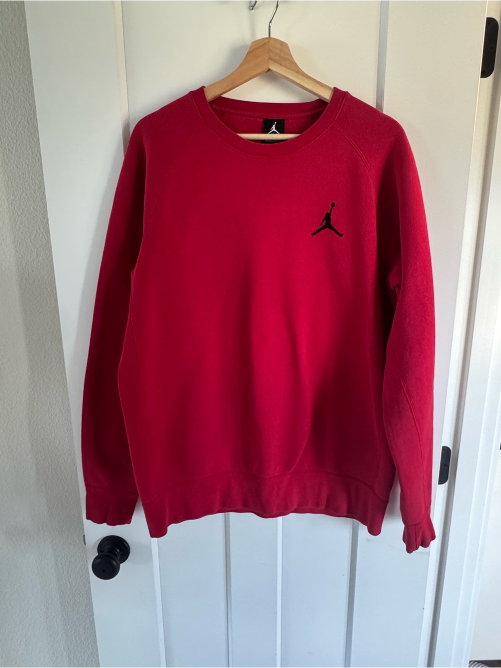 🔥 Jordan Jumpman Crewneck Sweatshirt - Gym Red (Size Large) 🔥